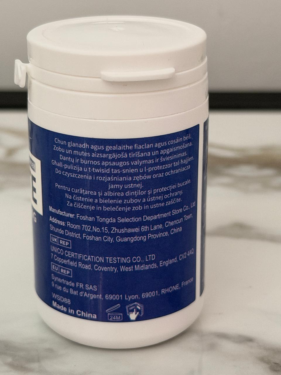 9DWhite Remineralizing Tooth Powder